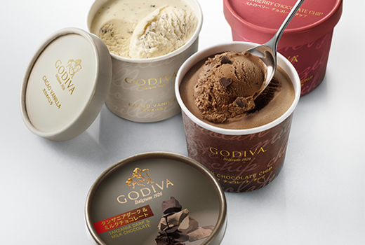 ゴディバのアイスクリーム